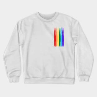 Pride Collection - Pride Flag (Paint Streak/Vertical) Crewneck Sweatshirt